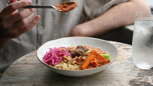 impossible meat faba tuscan bowl
