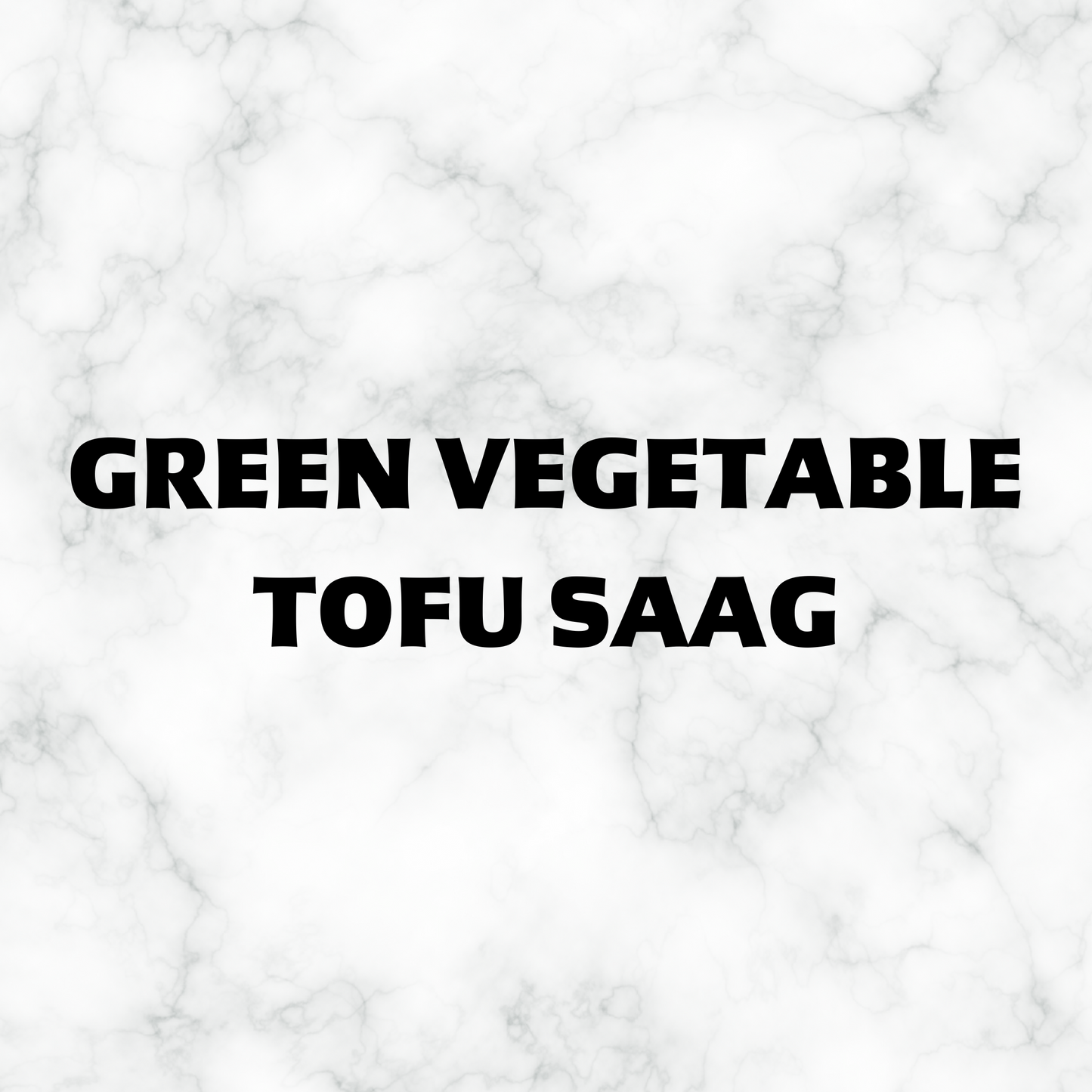 Green Vegetable Tofu Saag